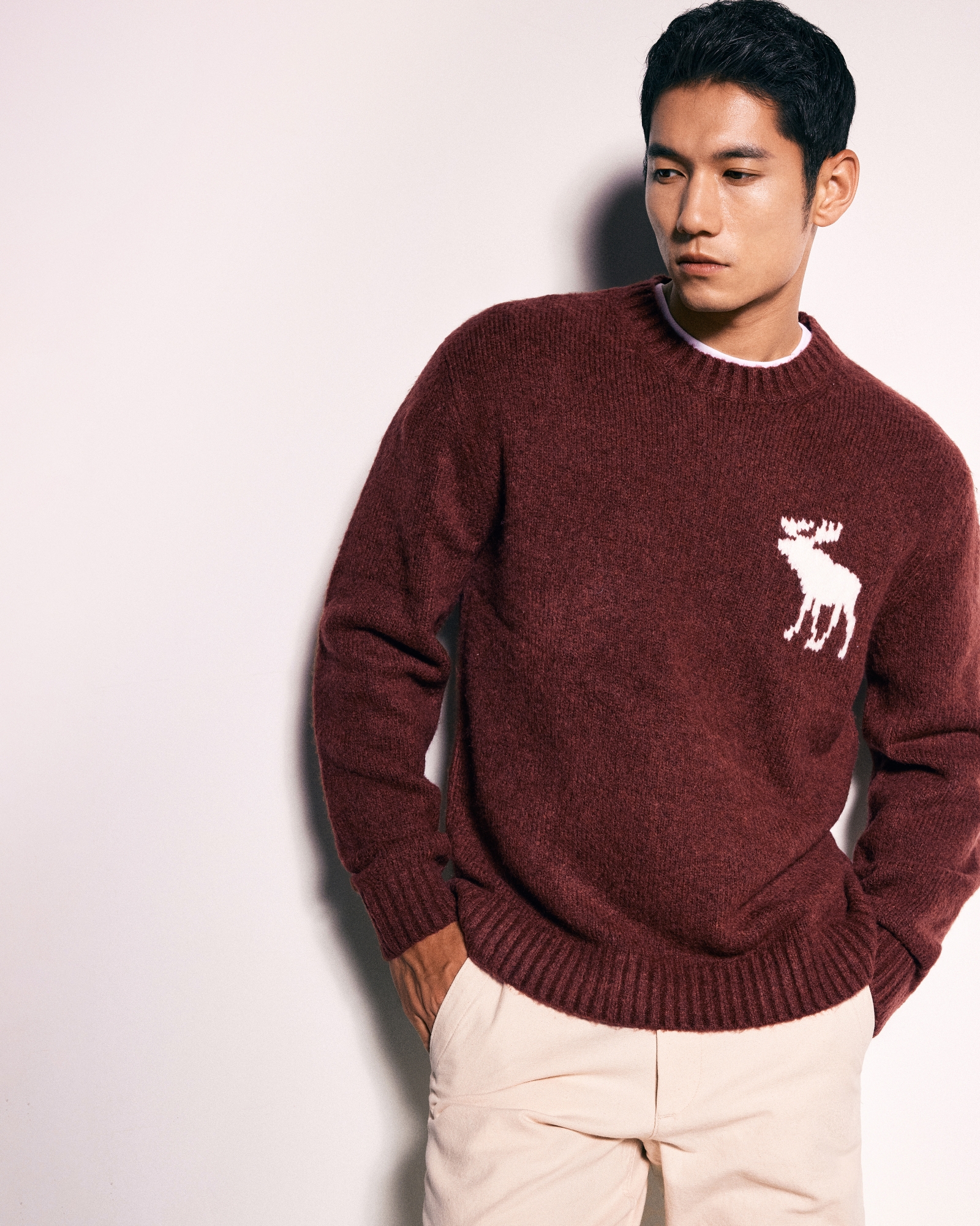 サンシー 21AW HOLY CROSS SWEATER 21A51 クロスロゴニット メンズ 2  