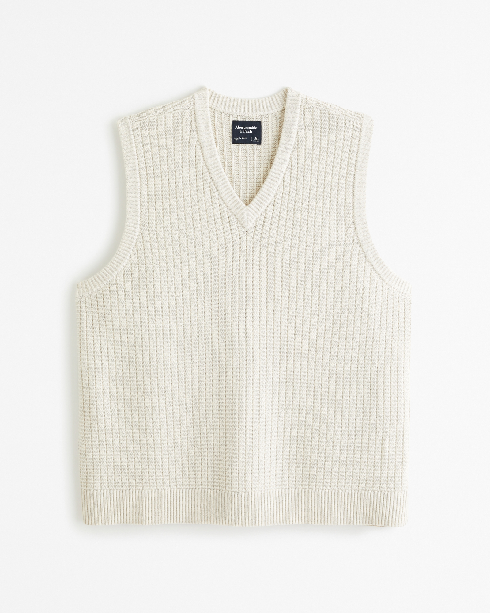 Oversized Stitchy Sweater Vest