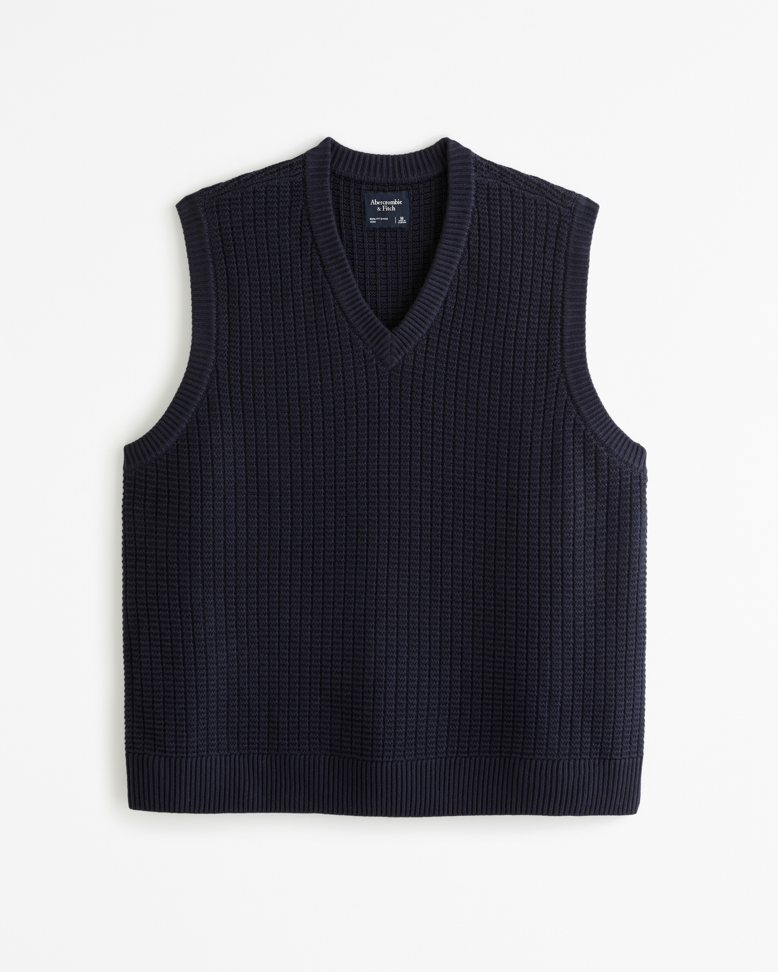 Oversized Stitchy Sweater Vest