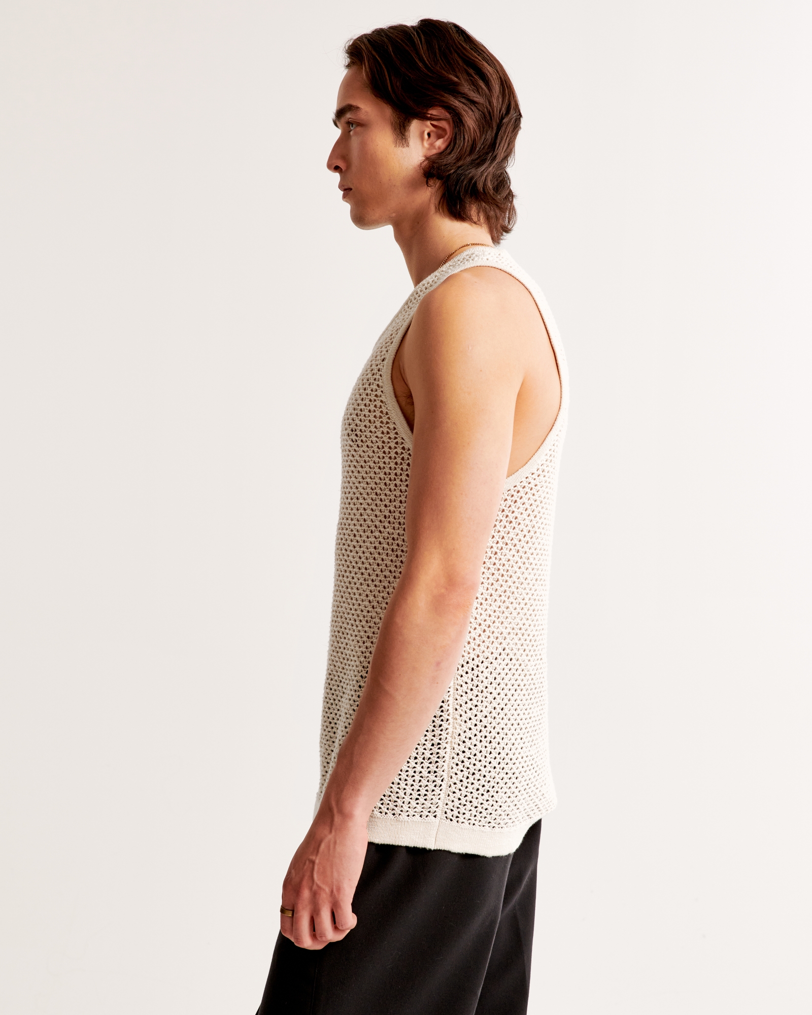 Crochet-Style Layering Tank