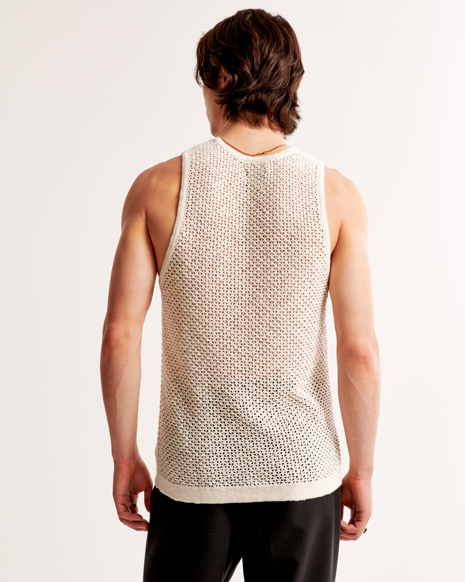 Crochet-Style Layering Tank