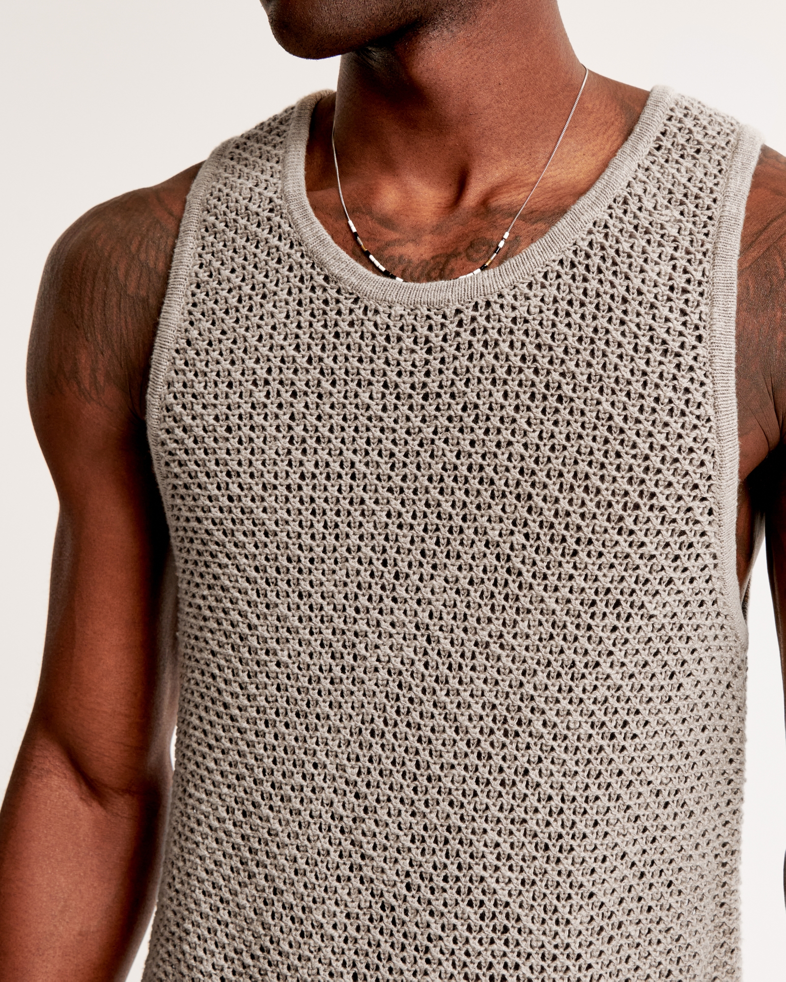 Crochet-Style Layering Tank