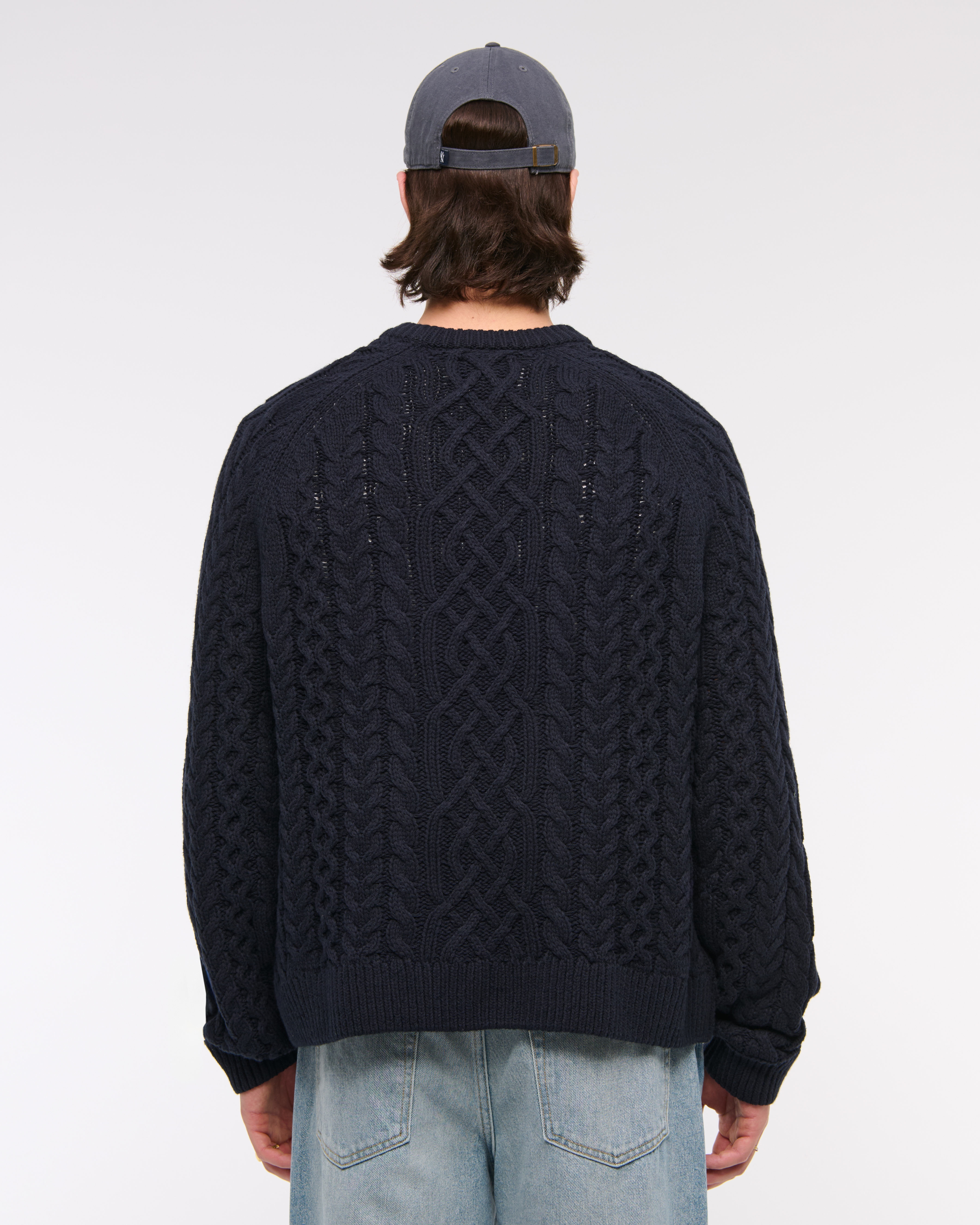 エメレオンドレ Cable Knit Crewneck Sweater Mサイズ エメレオンドレ Cable Knit Crewneck Sweater Mサイズ