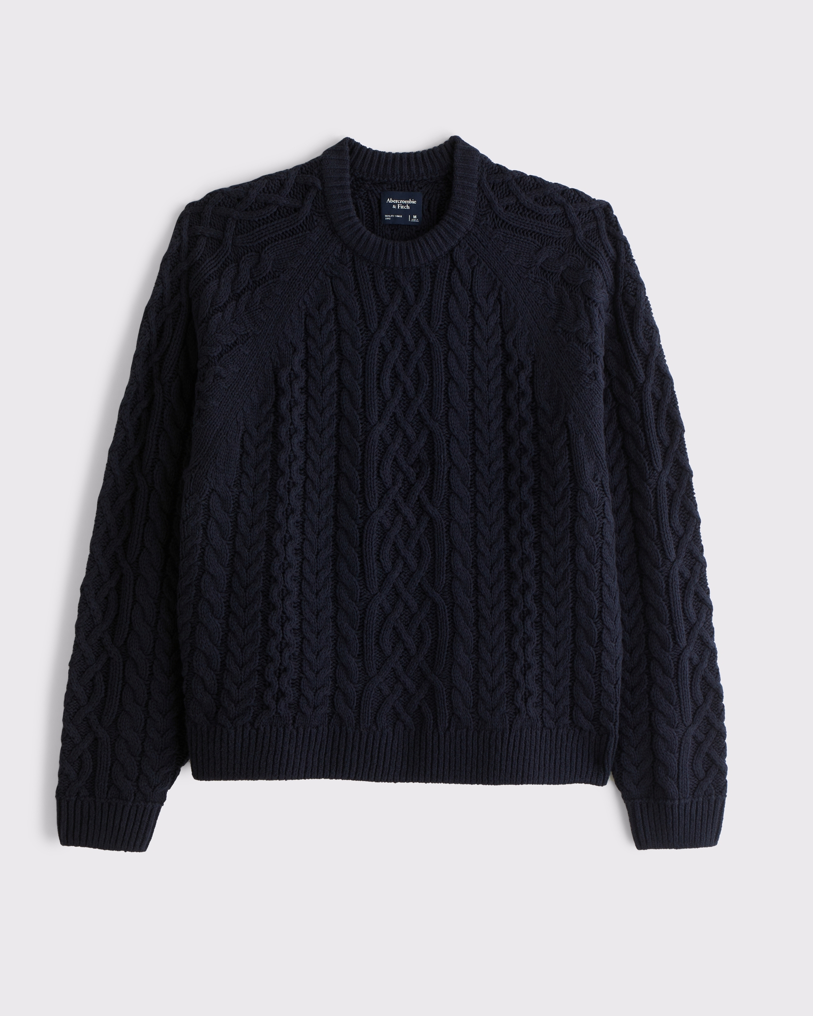 Oversized Sweater Mens Black Cable Knit Jumper Knit Jumper