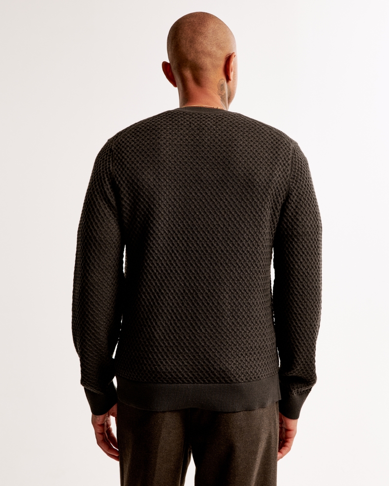 Merino Wool-Blend Crew Sweater