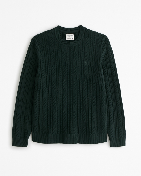 Abercrombie green sweater best sale