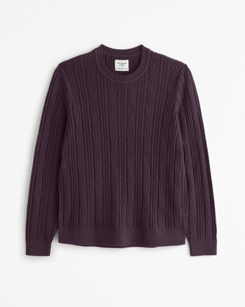 メンズ メリノウールブレンド アイコン クルーネック セーター | メンズ トップス | Abercrombie.com