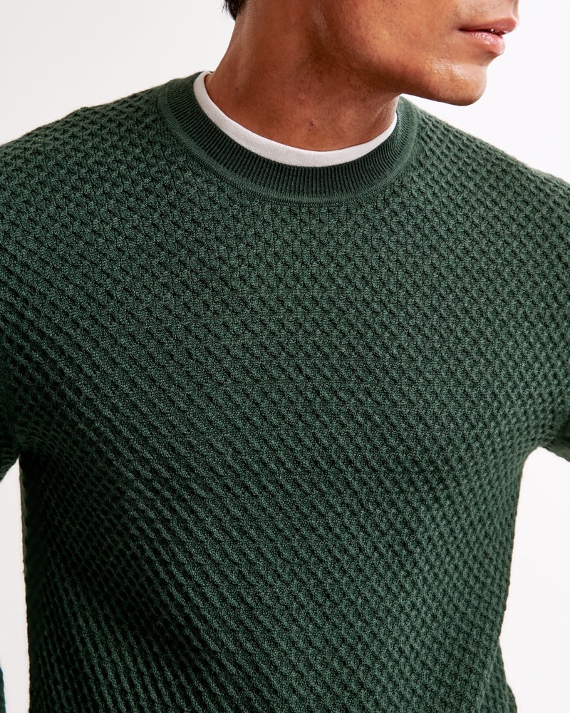 Merino Wool-Blend Crew Sweater