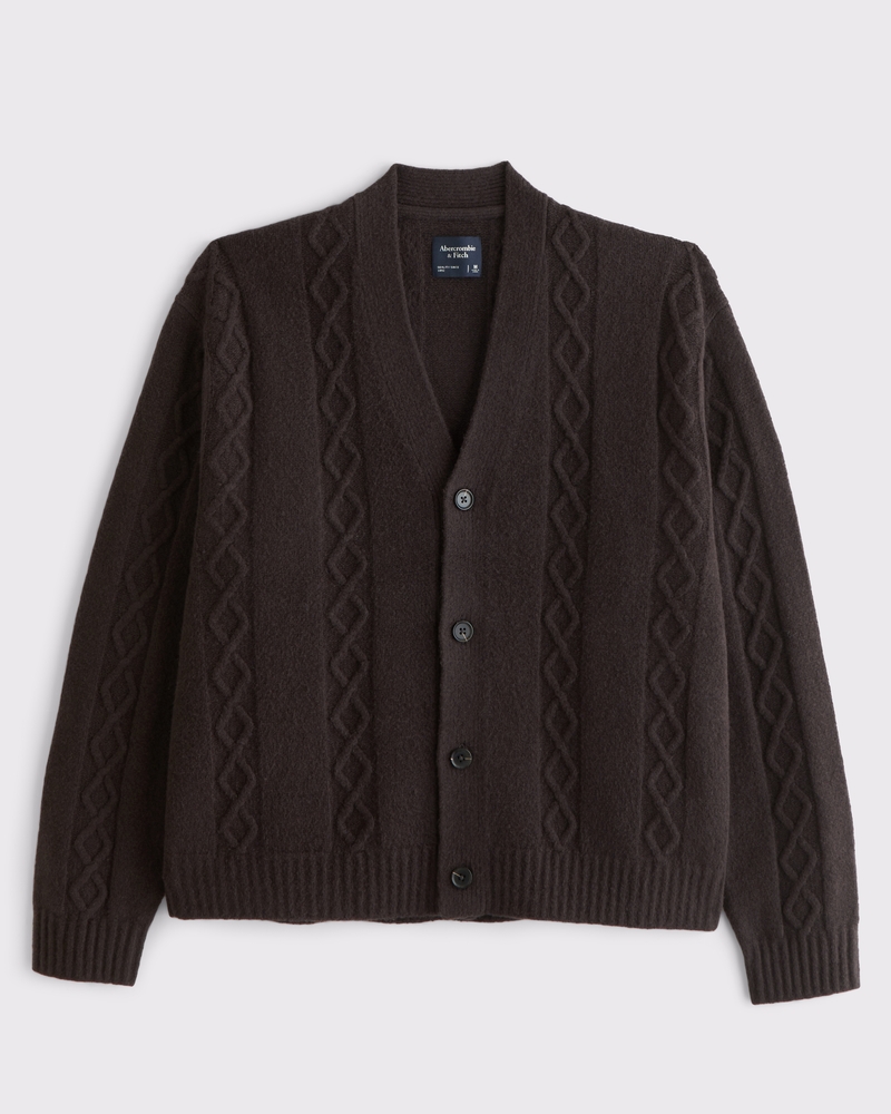 Mens cardigan abercrombie hot sale