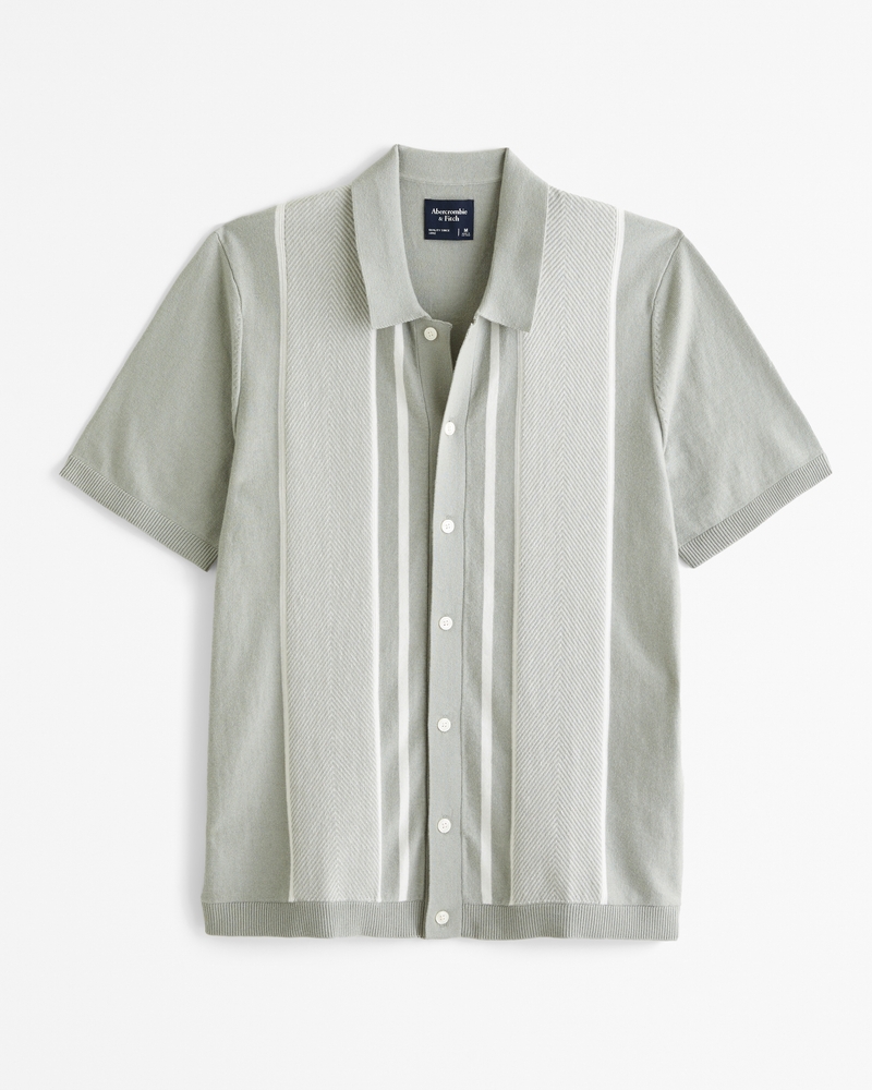 Retro striped polo sales