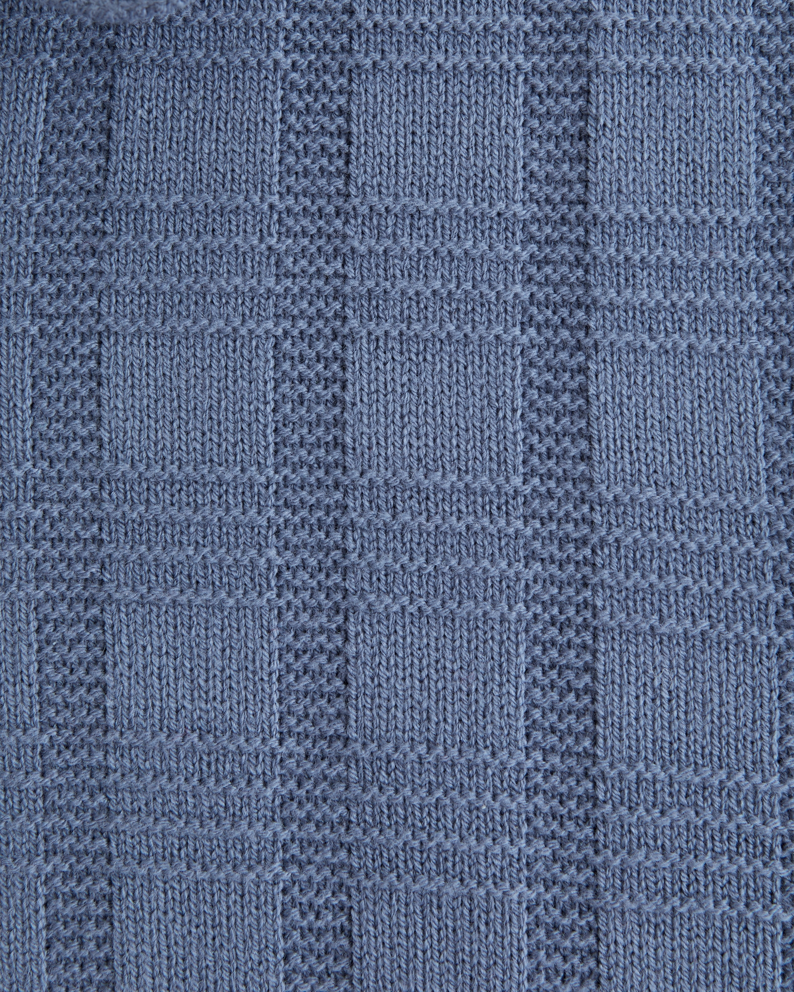 Textured Stitch 3-Button Sweater Polo