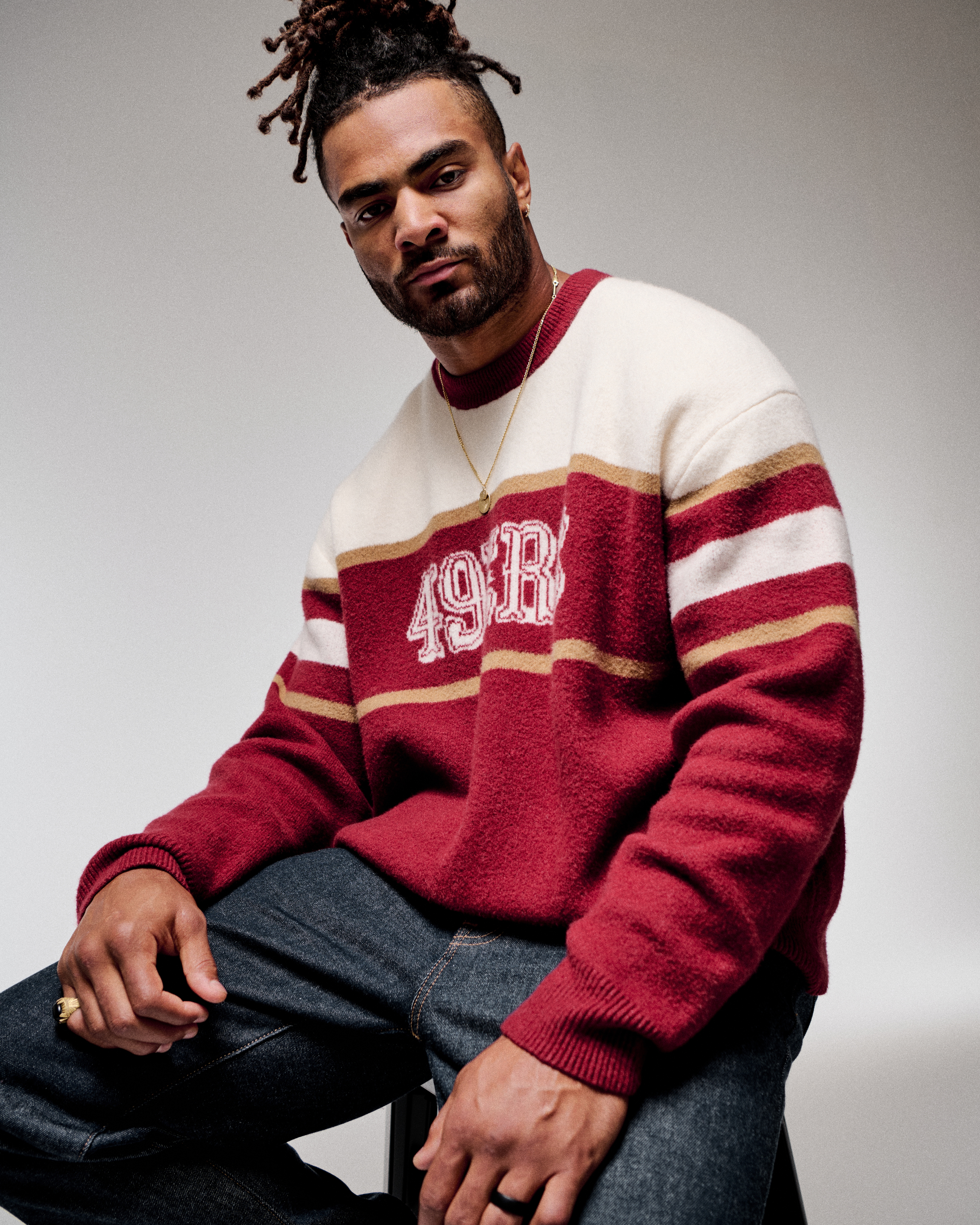 Men's San Francisco 49ers Crew Sweater | Men's Tops
