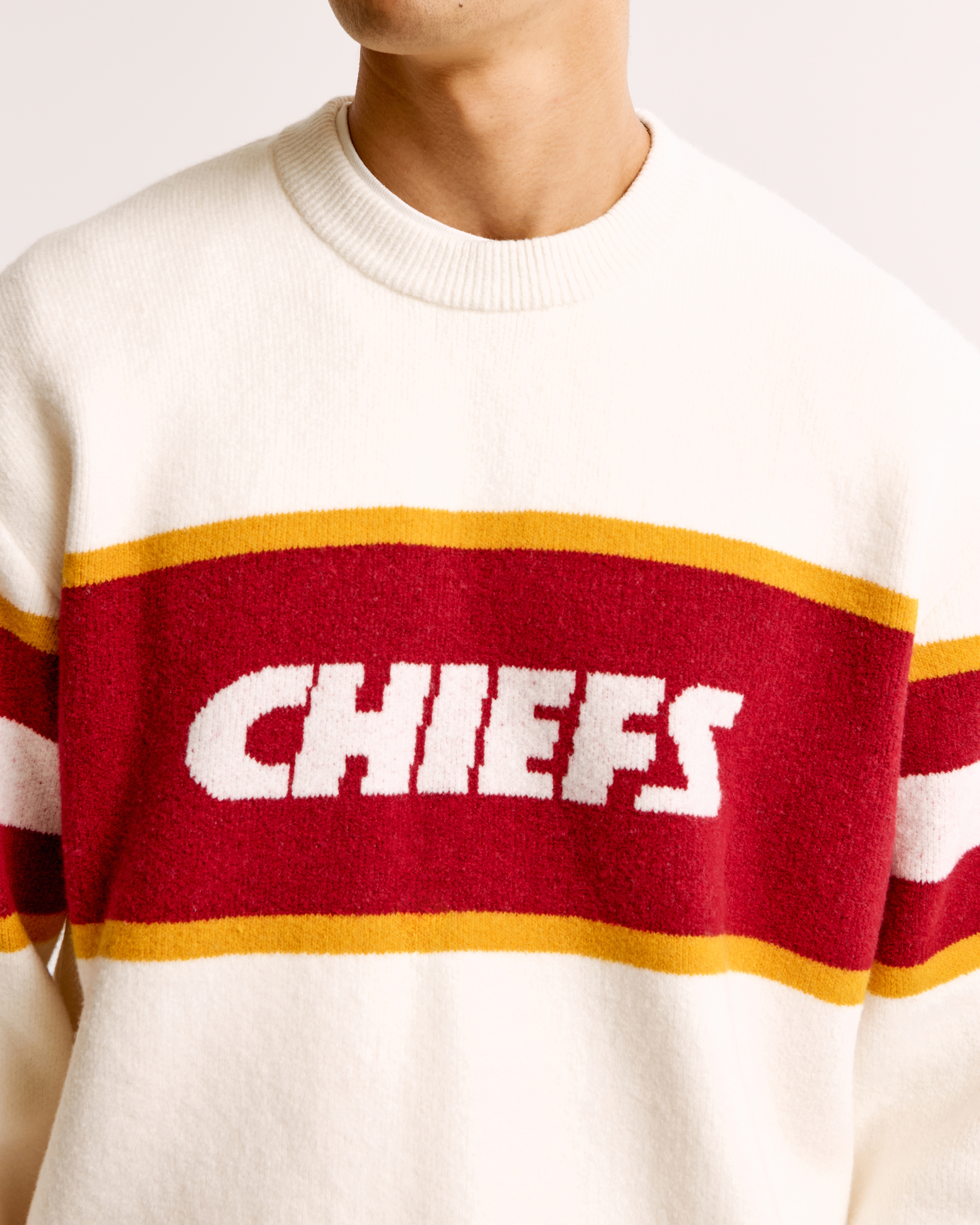 ★Abercrombie & Fitch★ カンザスシティ チーフス パーカー Men's Kansas City Chiefs Crew Sweater | Men's Tops