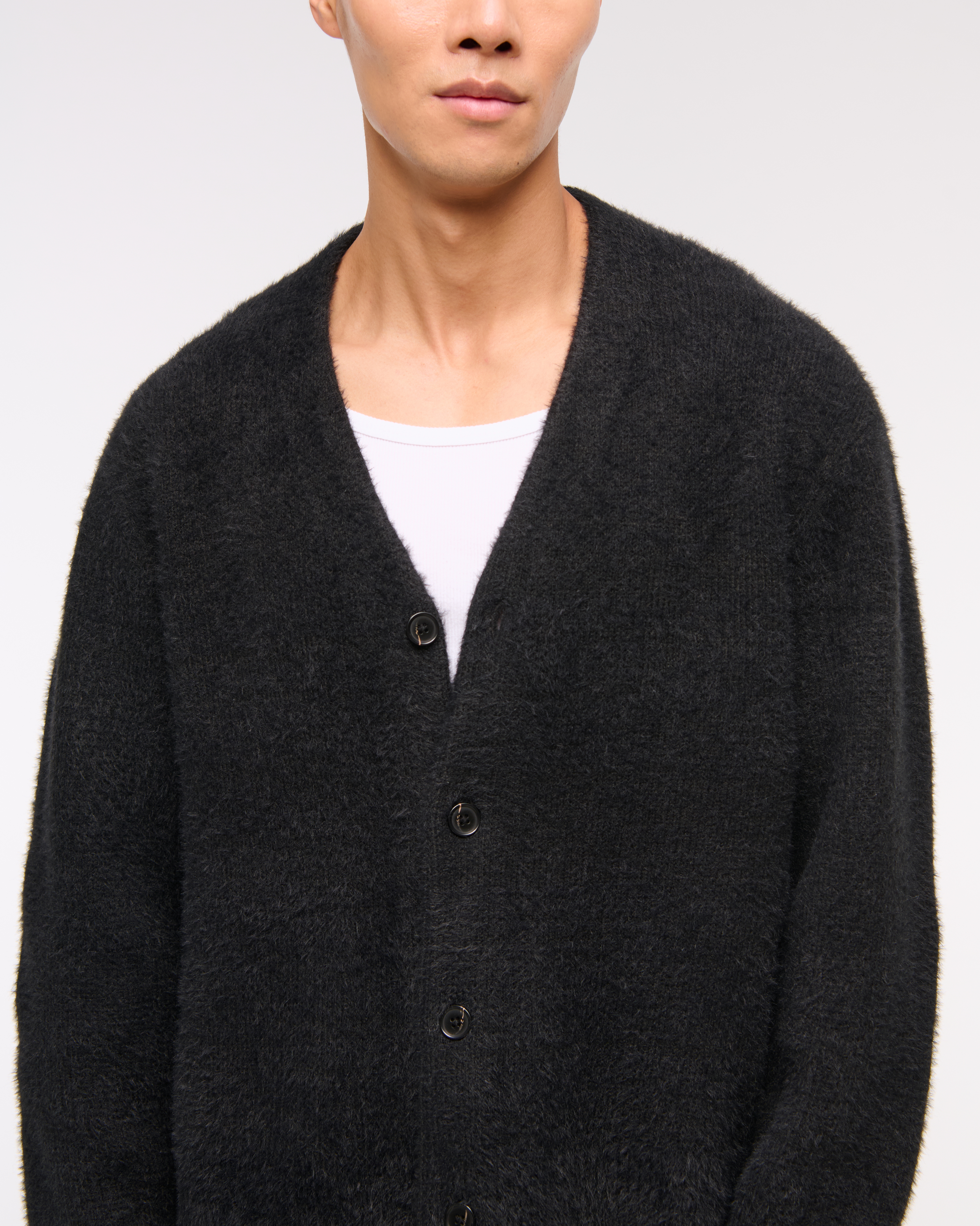 big fuzzy cardigan