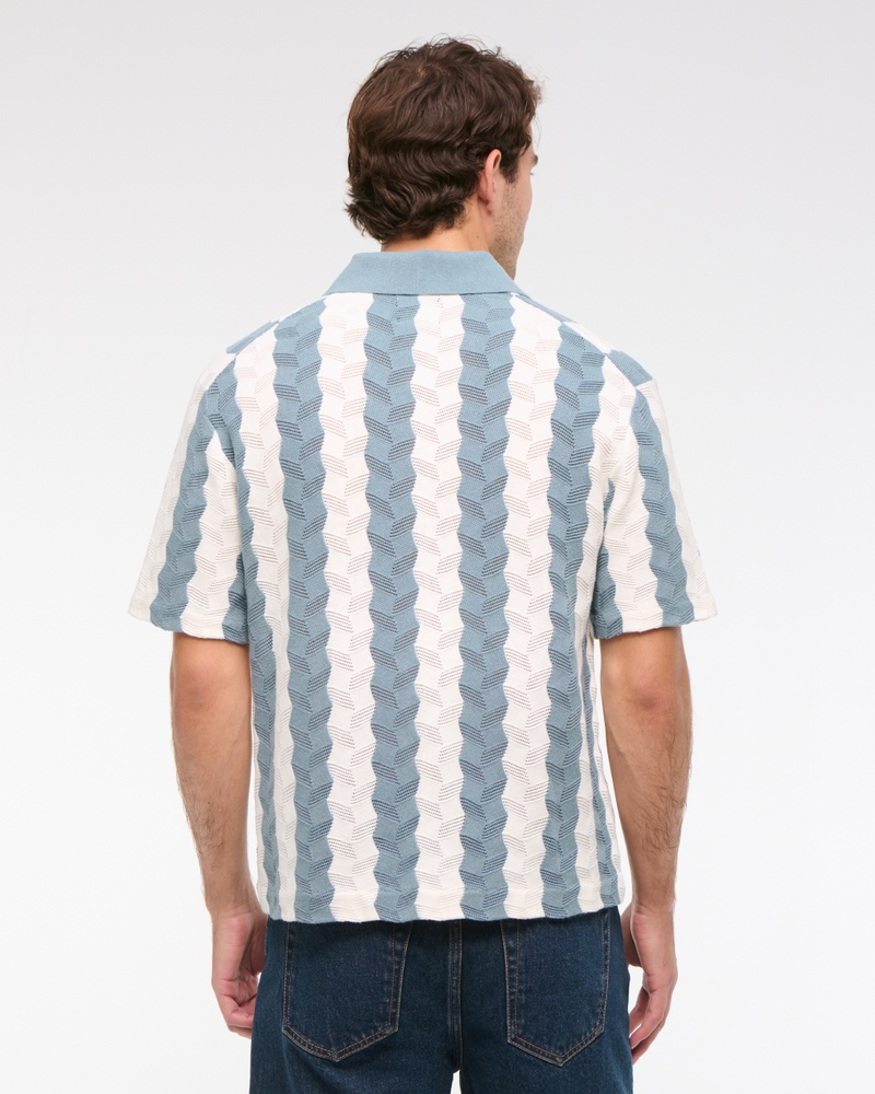 Striped Soccer Jersey-Inspired Sweater