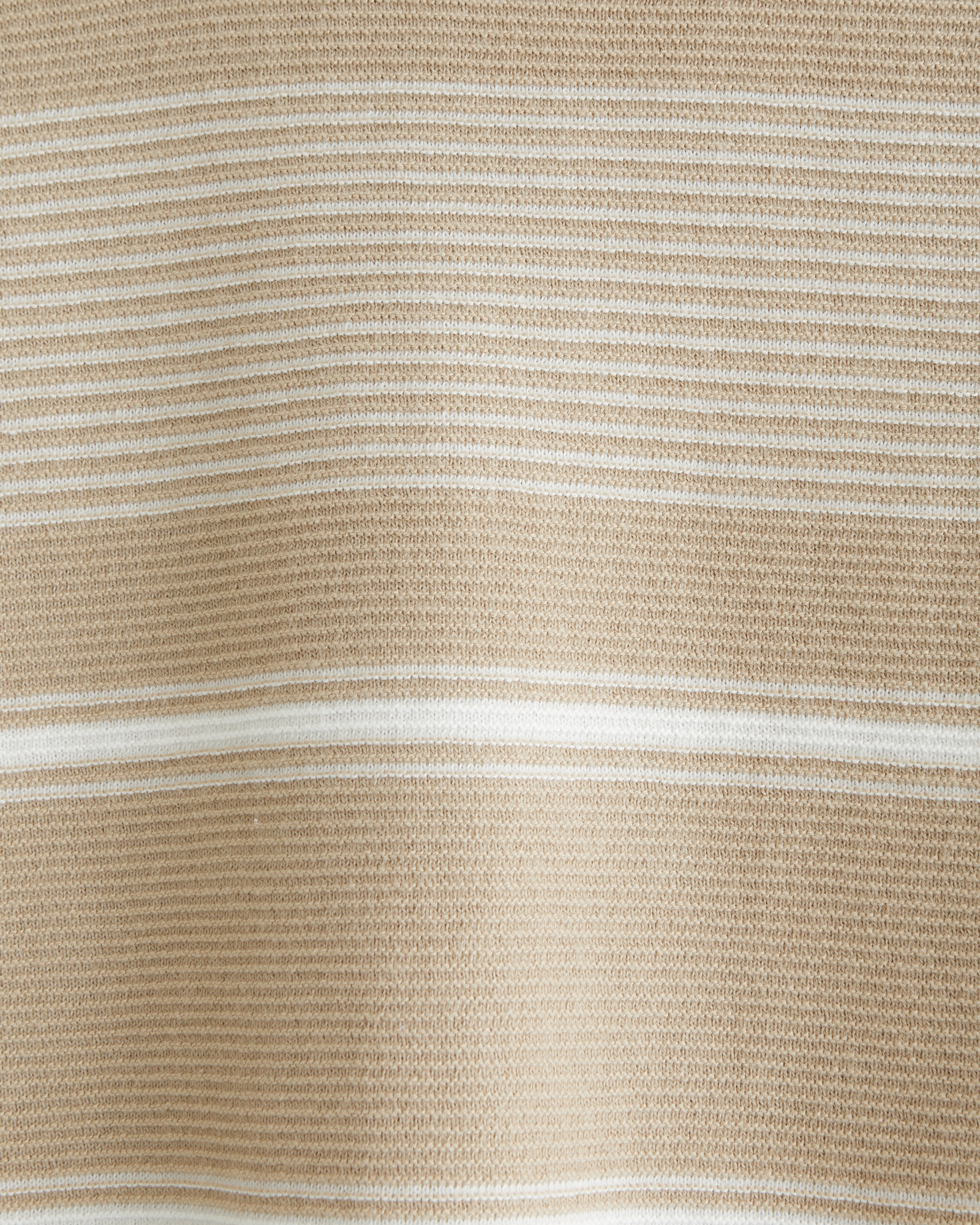 Striped 3-Button Sweater Polo