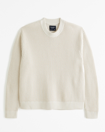 Oat Waffle Knit Sweater – Outclass