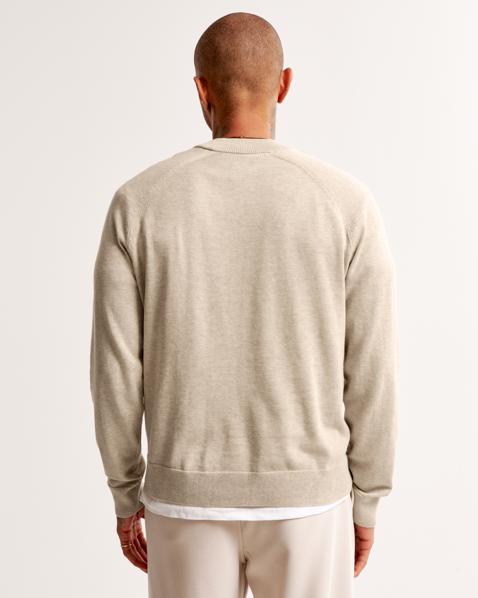 Pima Cotton Classic Stitch Crew Sweater