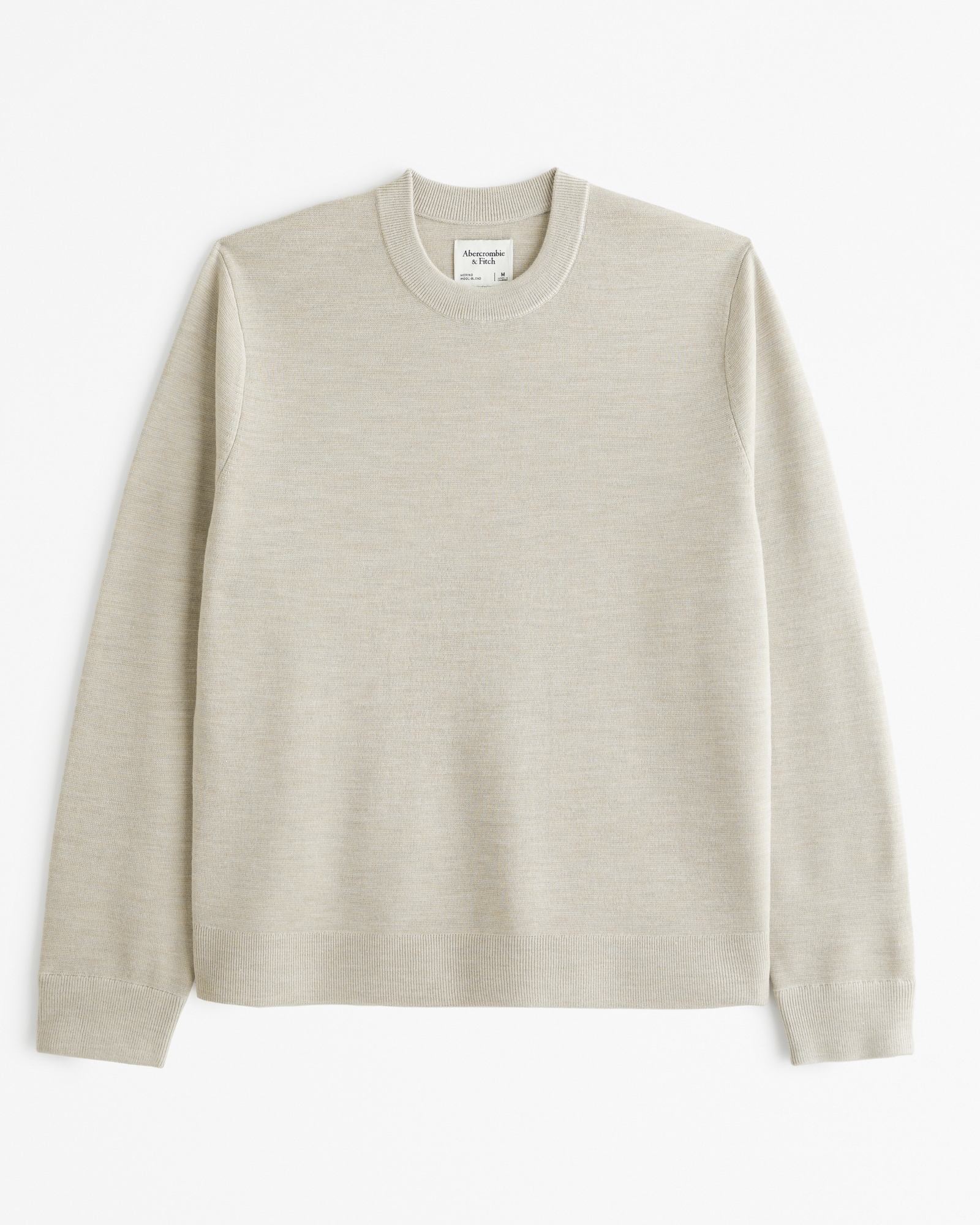 Merino Wool-Blend Crew Sweater
