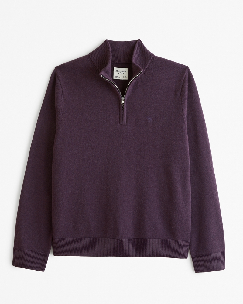 Herren Merino Wool-Blend Icon Quarter-Zip Sweater | Herren Sale  