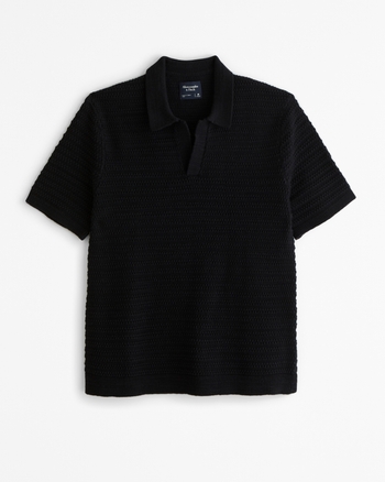 Textured Johnny Collar Sweatshirt main image 0