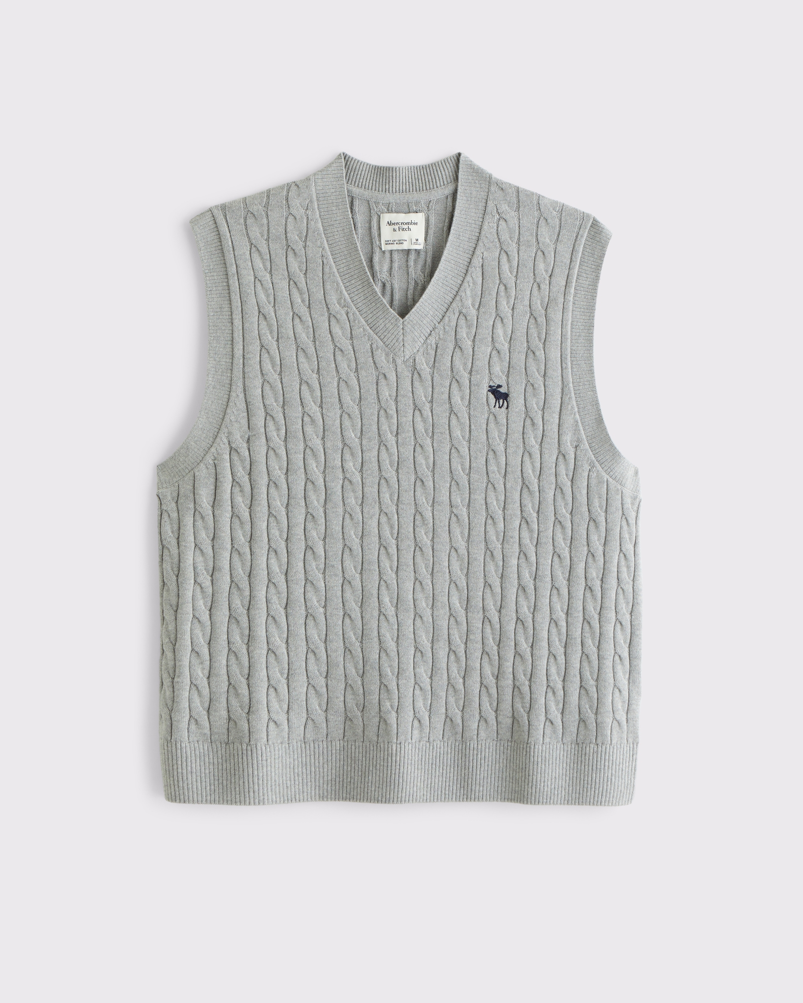 アバクロ/US:XXL/ブラック/ウールブレンドアイコンケーブルベスト KIC_120-5044-00375-110_prod1?