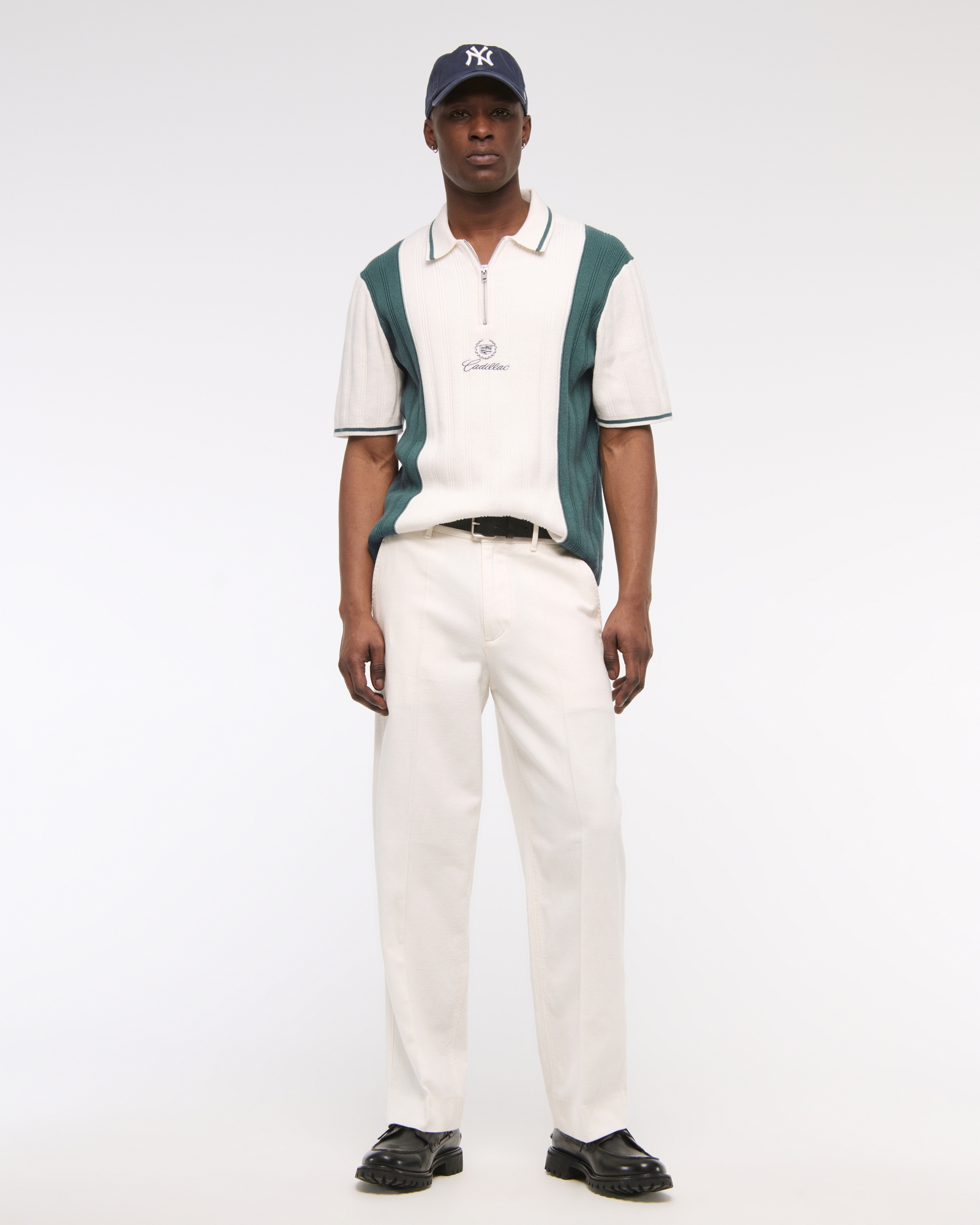 Cadillac Zip Sweater Polo