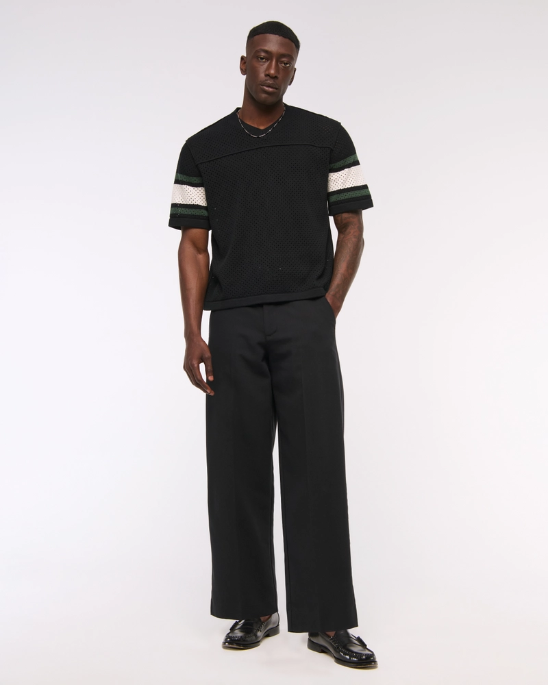 Football Jersey-Inspired Sweater