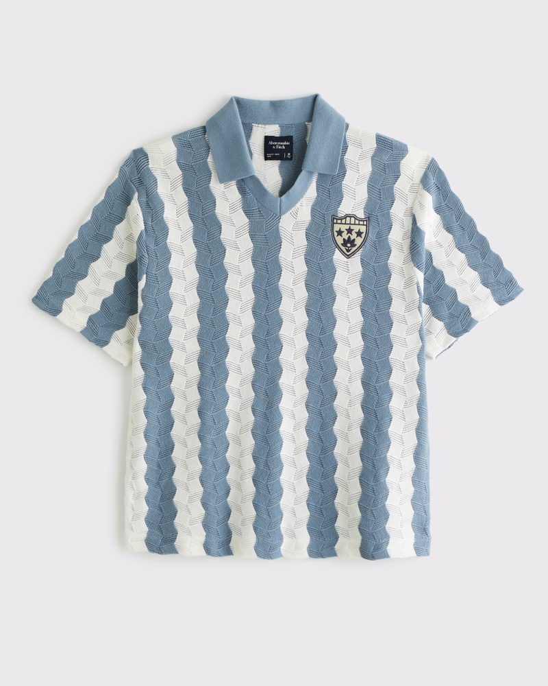 Men's Soccer Jersey-Inspired Sweater | Men's Clearance