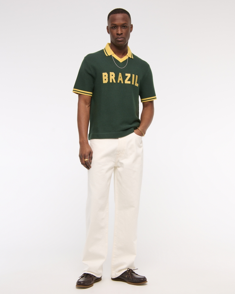 Soccer Jersey-Inspired Sweater