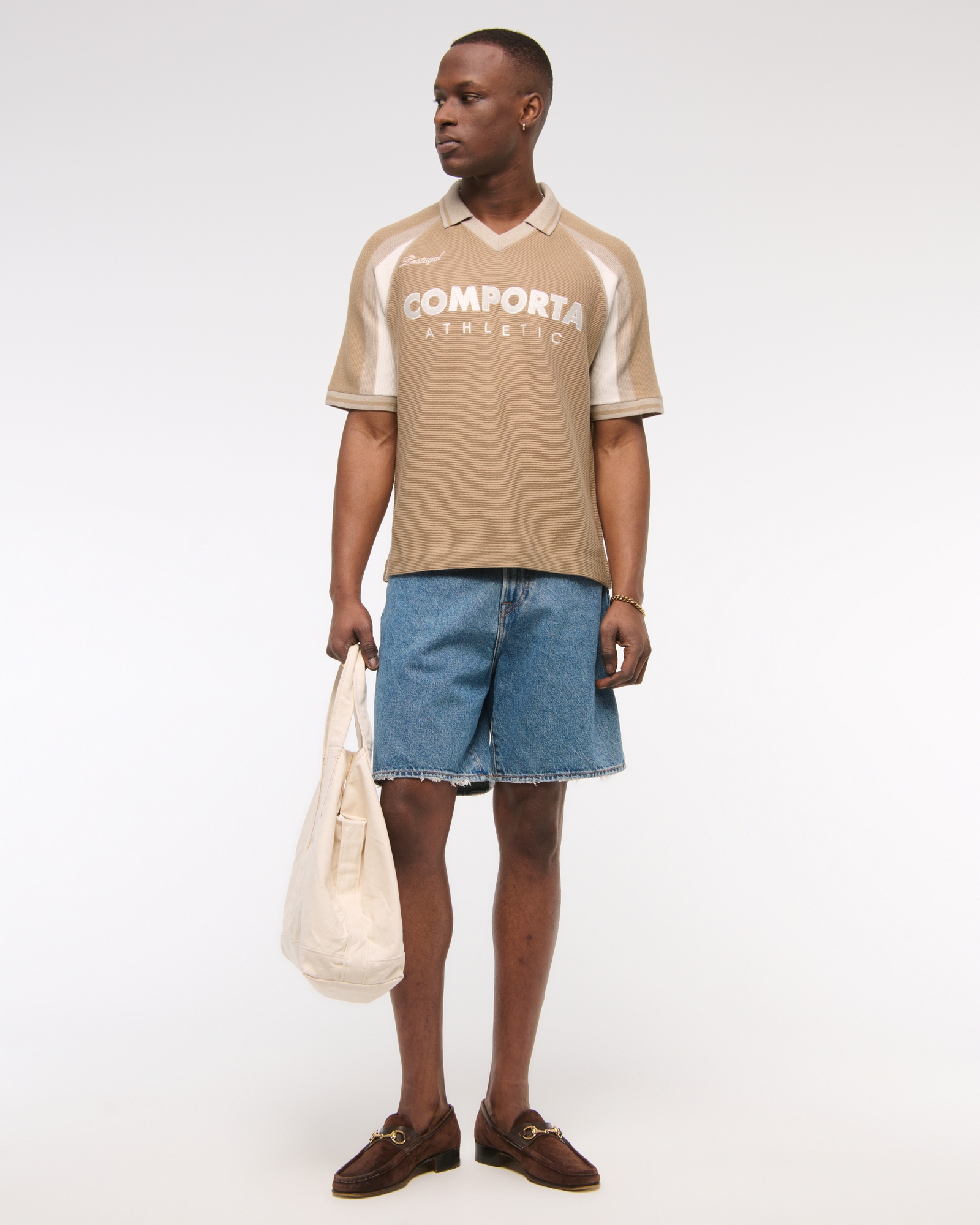 Soccer Jersey-Inspired Sweater