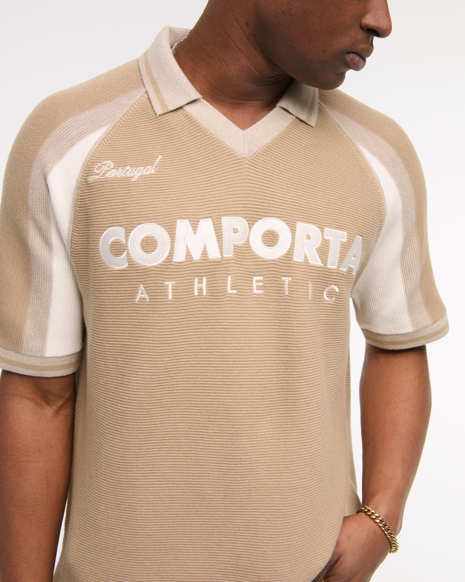 Soccer Jersey-Inspired Sweater