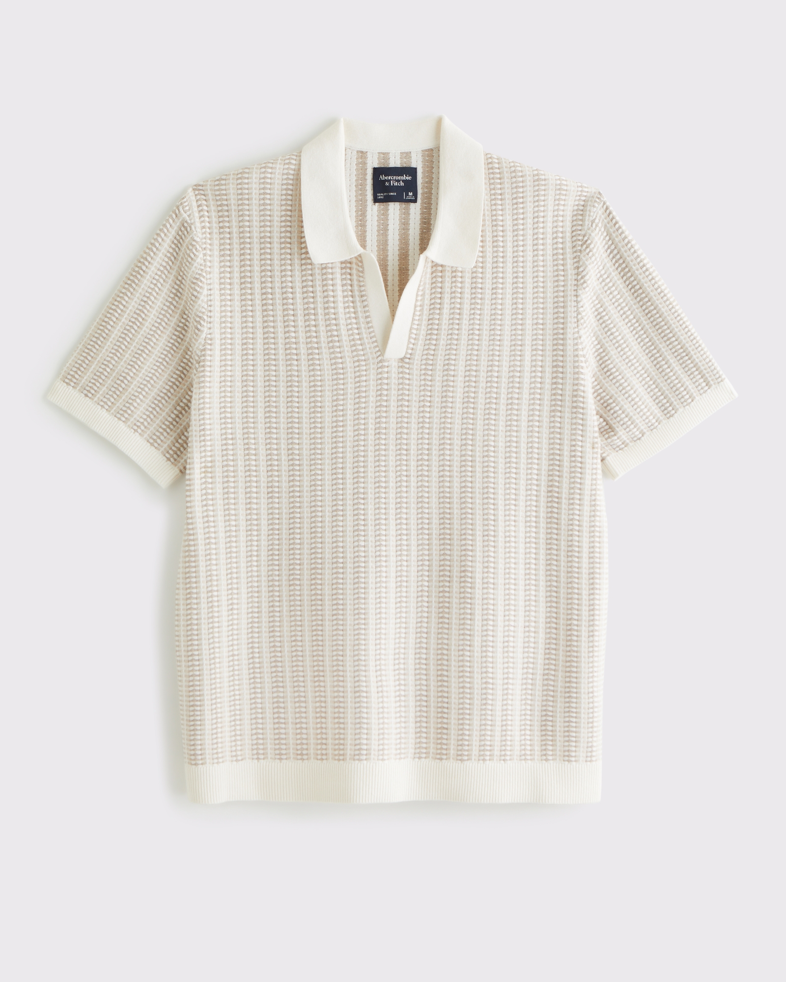 Classic Stitch Johnny Collar Sweater Polo