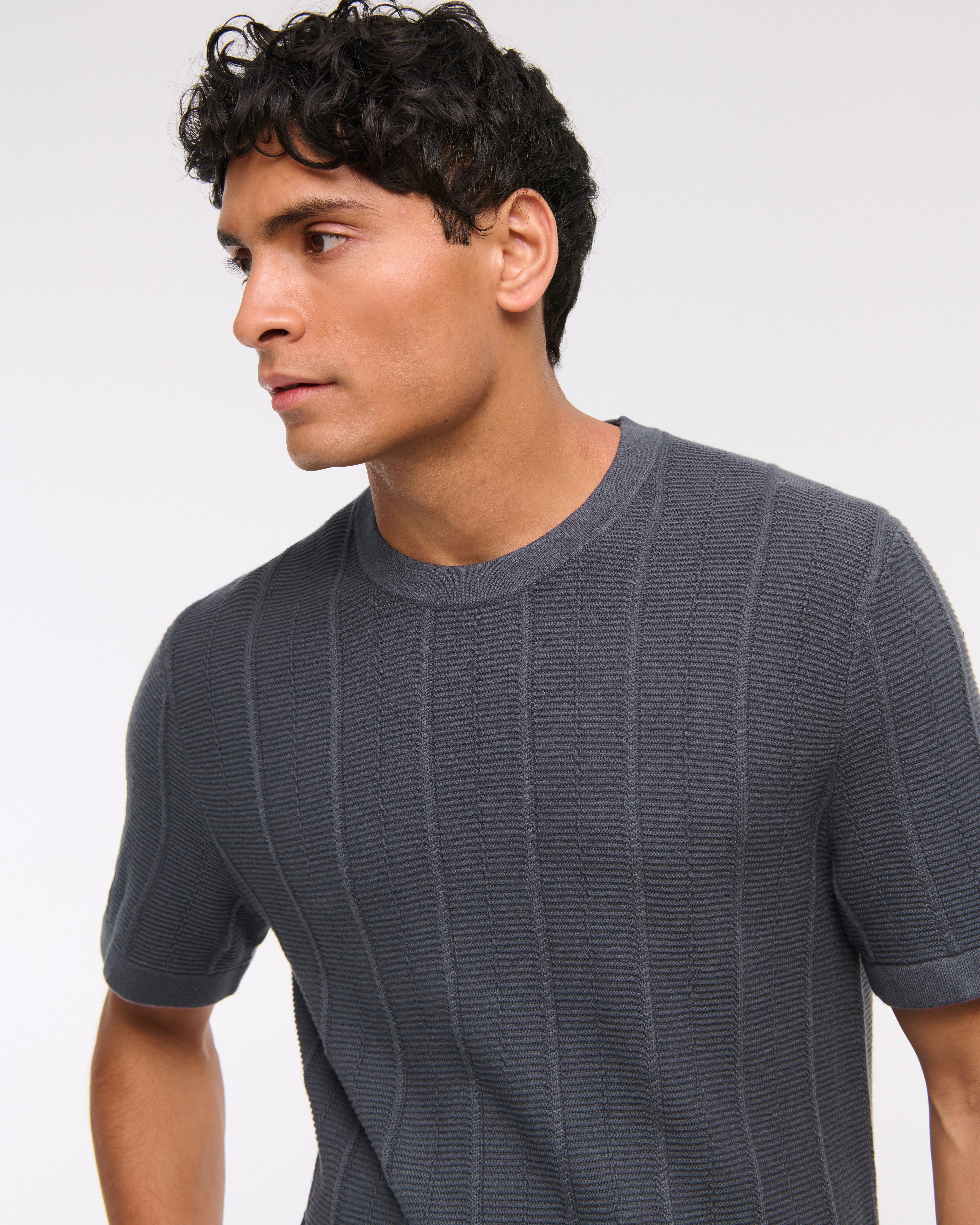 Abercrombie & Fitch アバクロ ステッチ ニット Tシャツ 送関込 KIC_120-5071-00357-100_model5.