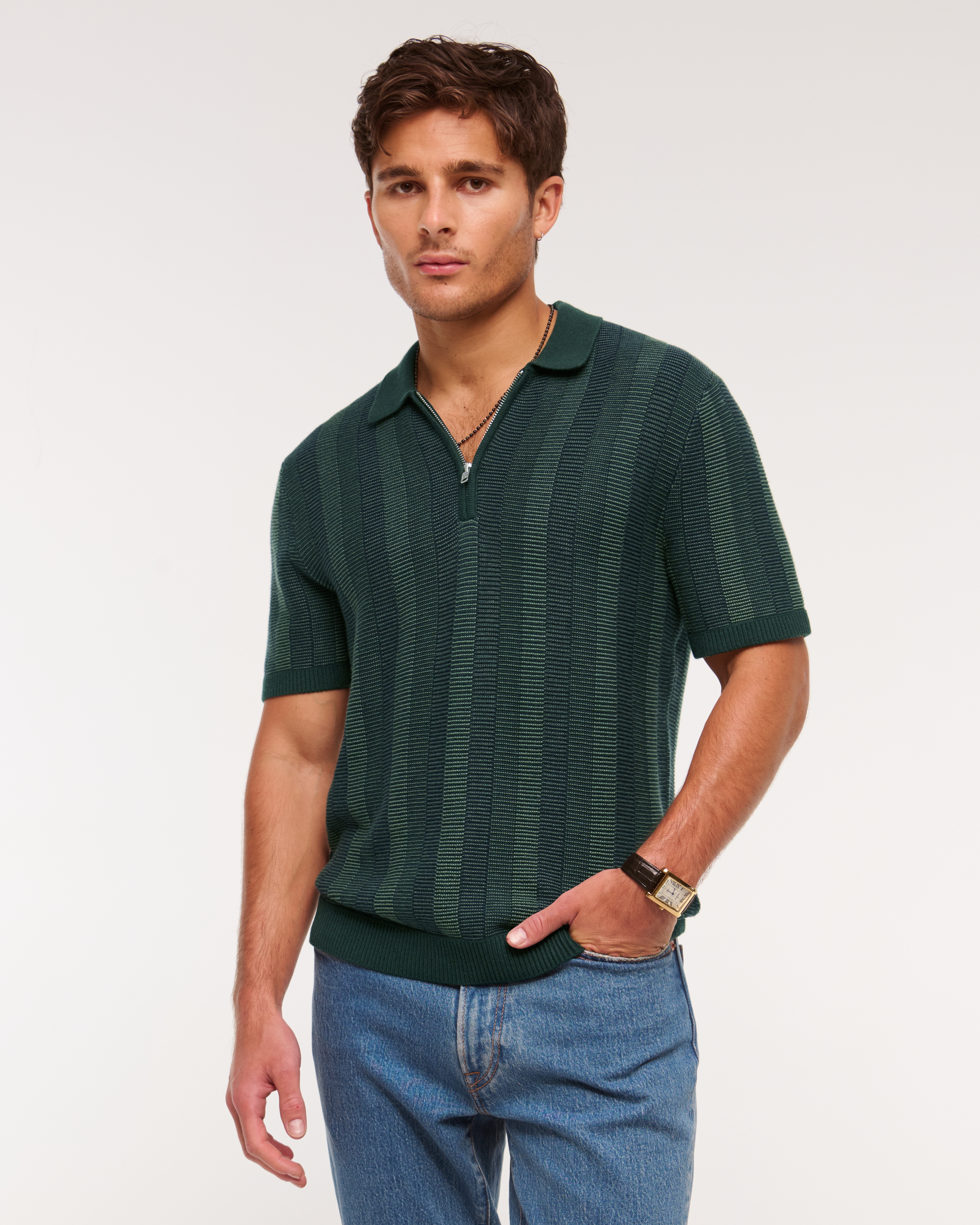 トップス OVY Standard Seed Stitch Polo L Standard Seed Stitch Polo | OVY