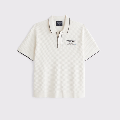 Мужские свитеры Abercrombie & Fitch PGA Scottish Open 3-Button Sweater Polo