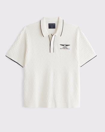 PGA Scottish Open 3-Button Sweater Polo