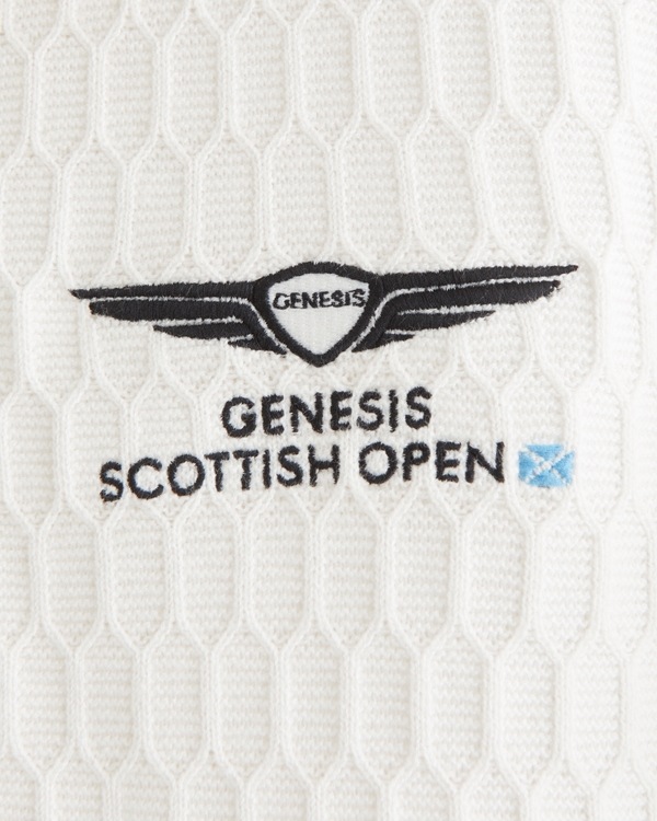PGA Scottish Open 3-Button Sweater Polo