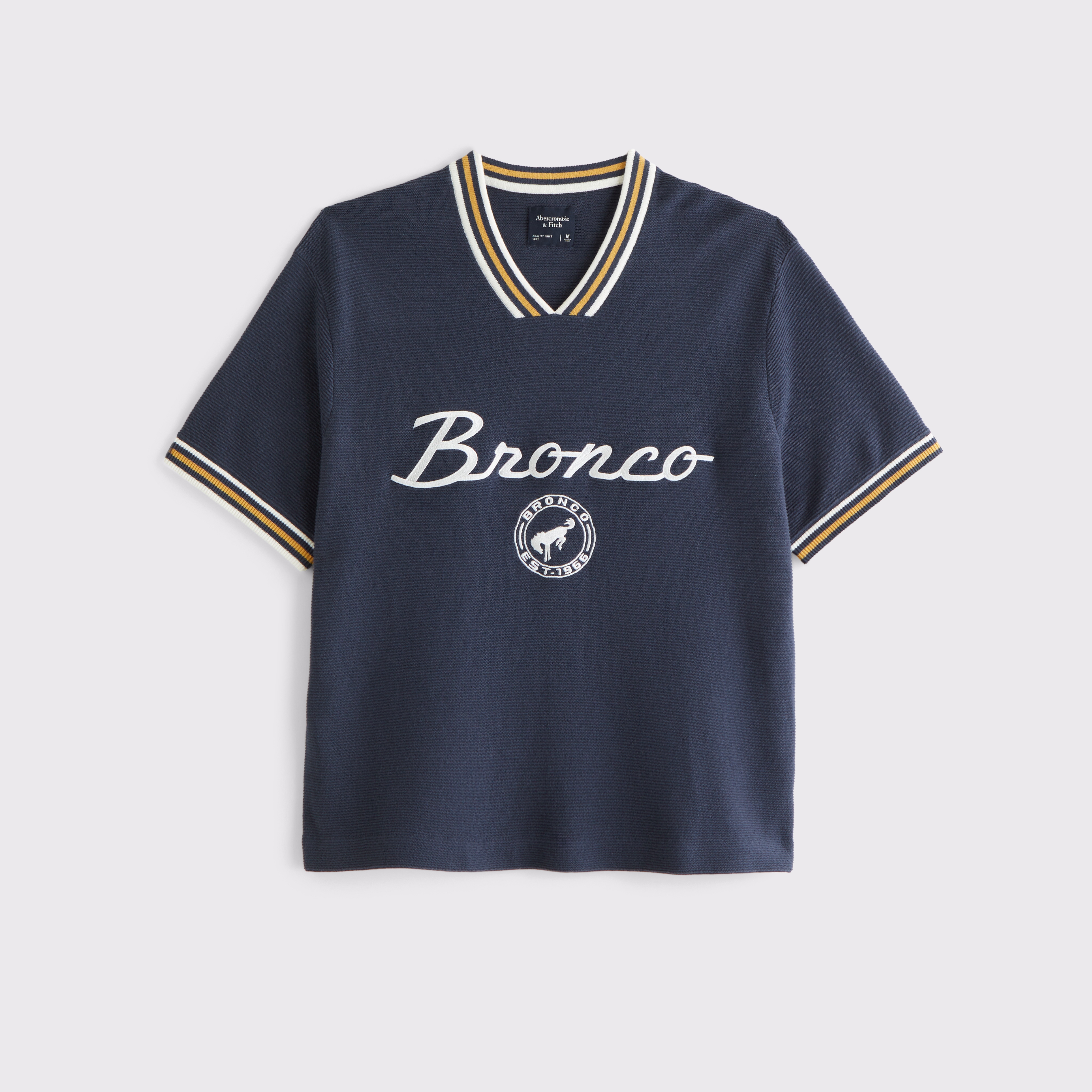 ★Abercrombie & Fitch★フットボールジャージ風セーター ☆Abercrombie & Fitch☆フットボールジャージ風セーター