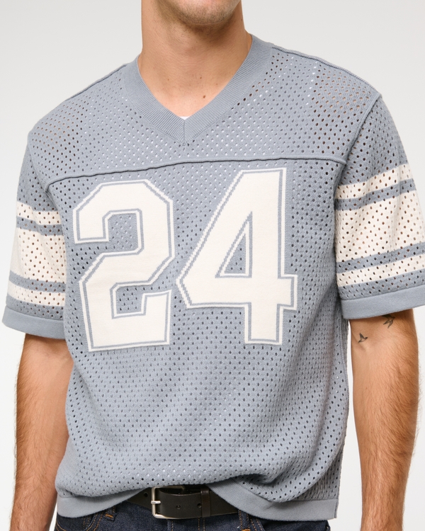 Men's Football Jersey-Inspired Sweater | Men's Clearance