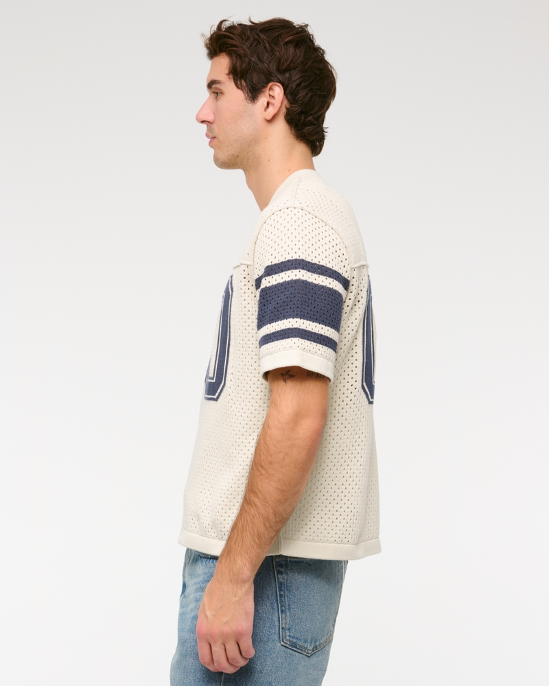 Football Jersey-Inspired Sweater