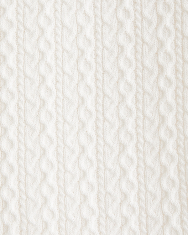 Cable Button-Through Sweater Polo