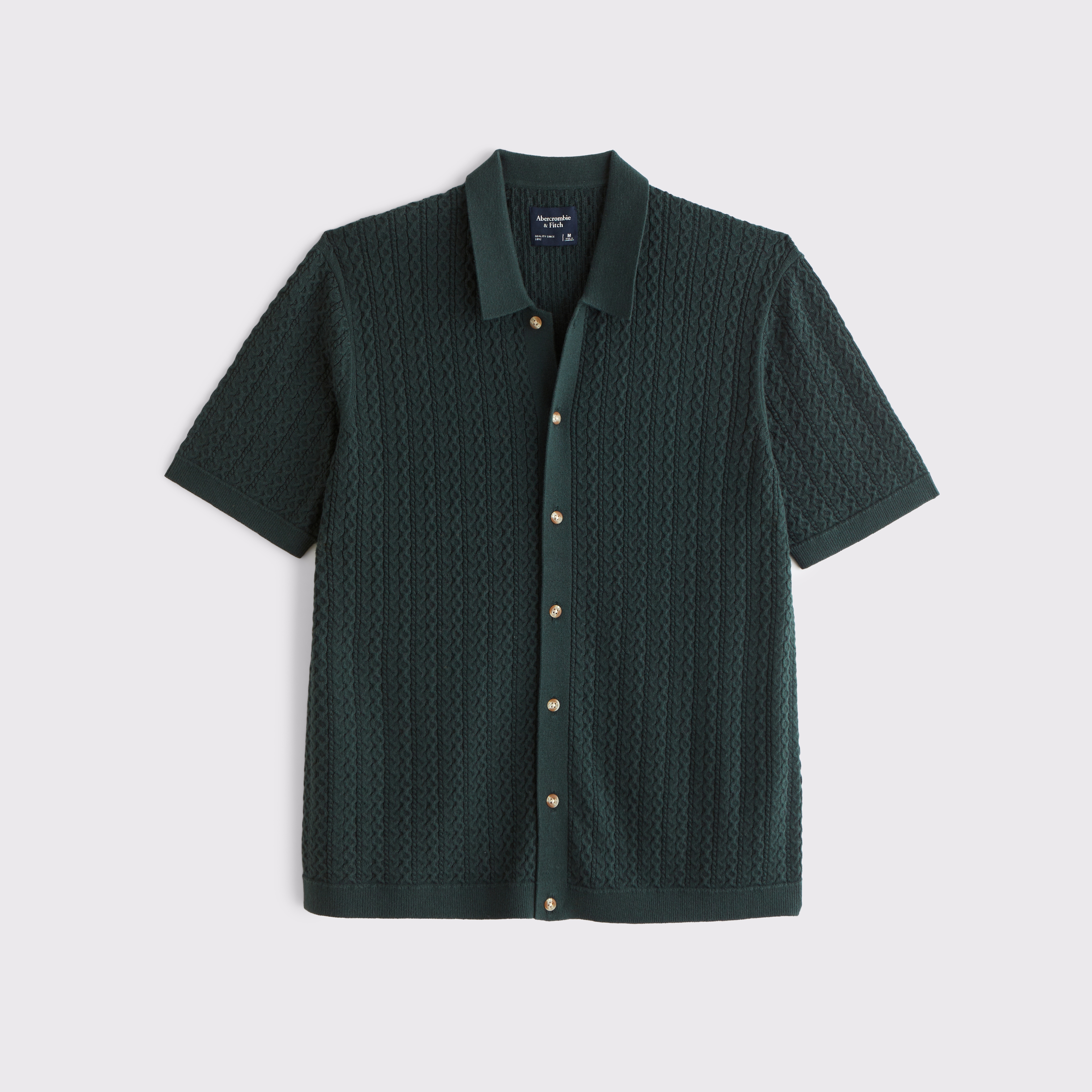 ★★ ★★ Cable Polo Short Sleeve Pullover T22F Cable-Knit Short-Sleeve Cardigan | Ralph Lauren