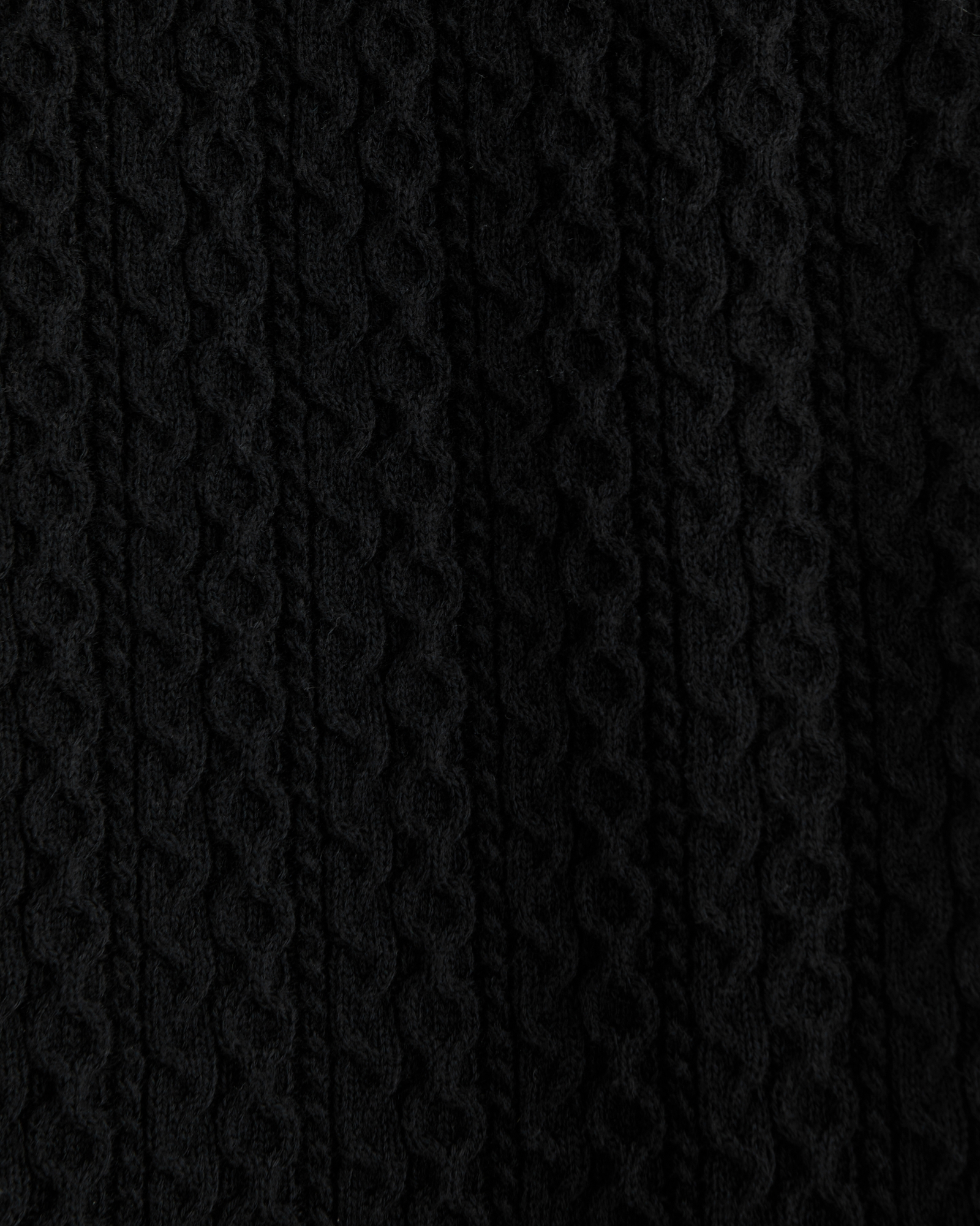 Cable Button-Through Sweater Polo