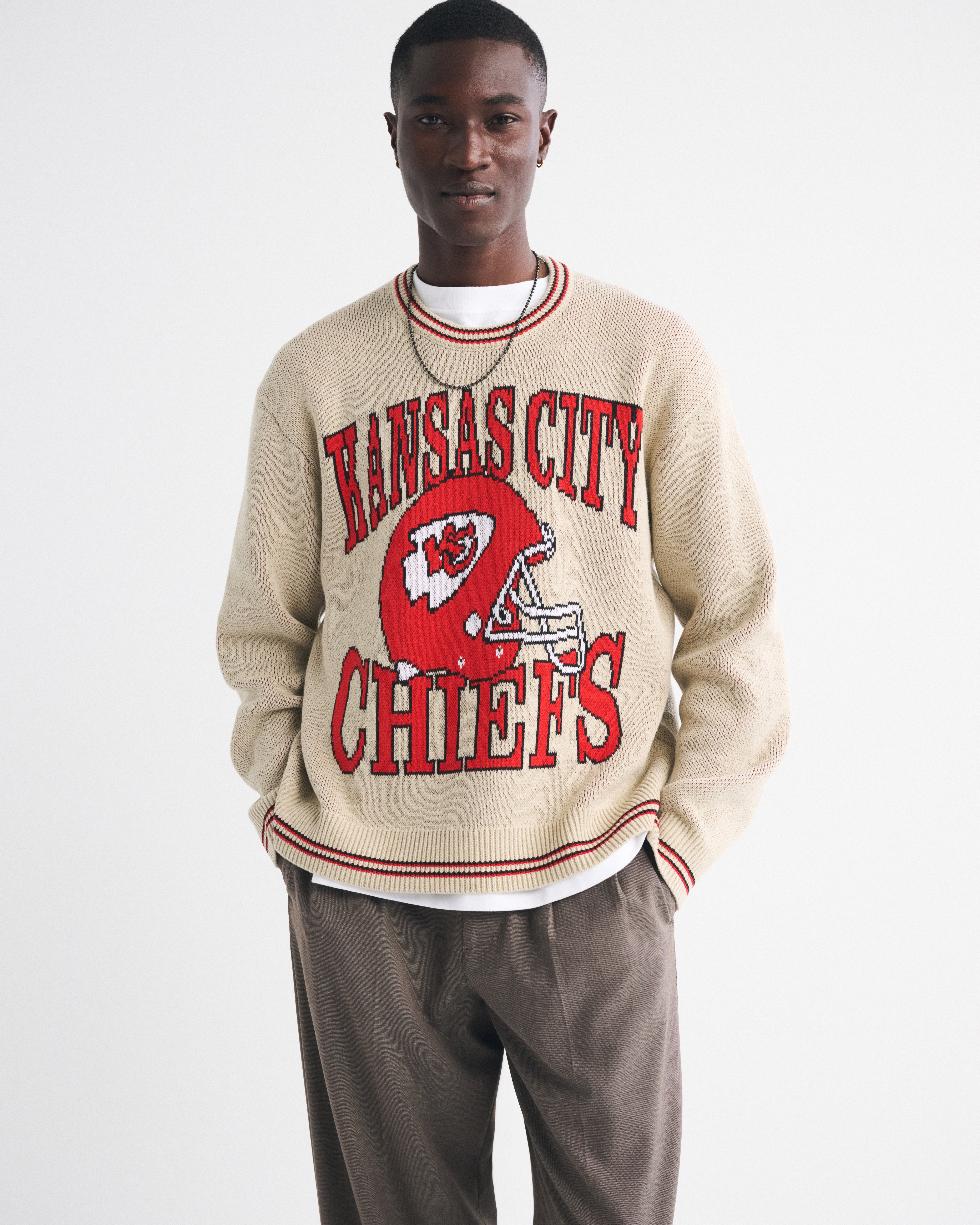 Men's Kansas City Chiefs Crew Sweater | Men's Tops