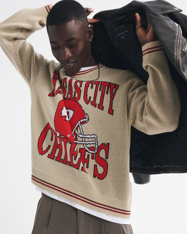 Suéter con cuello redondo de los Kansas City Chiefs
