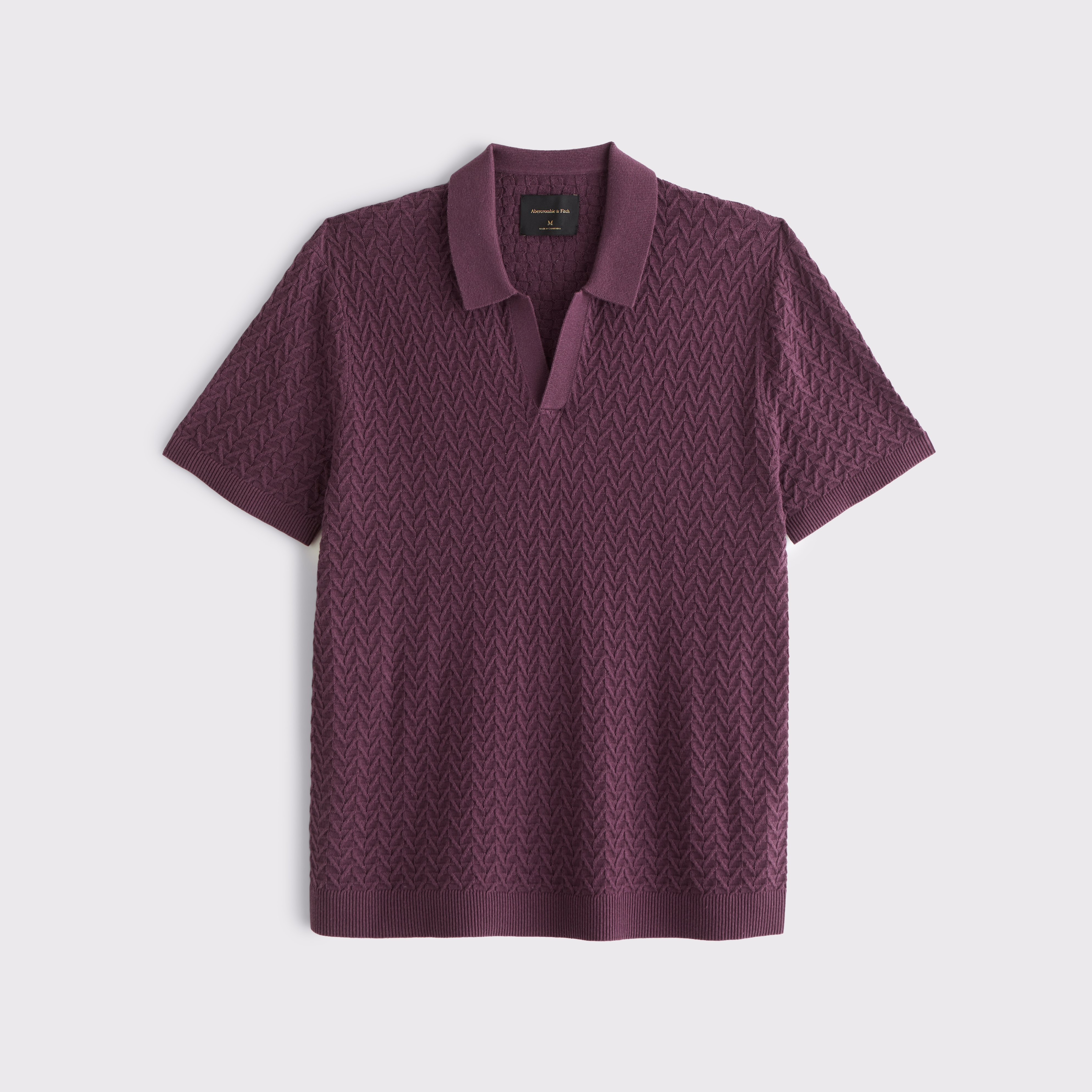 Men's Pima Cotton Johnny Collar Sweater Polo | Men's Tops