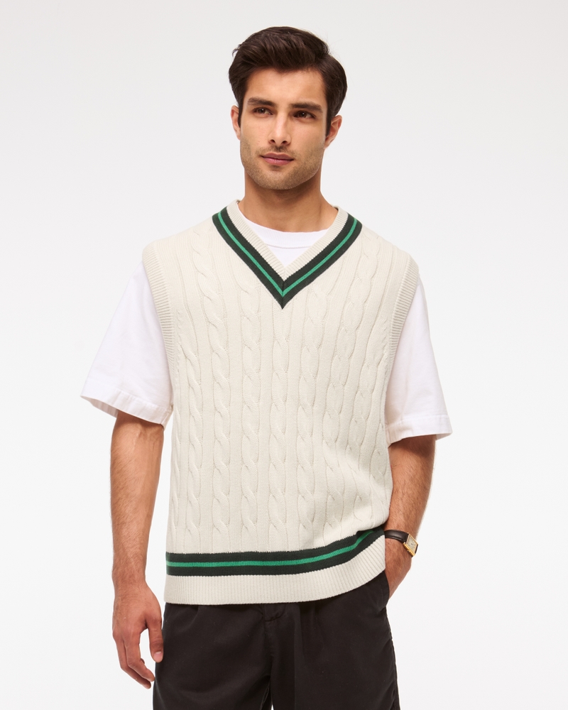 Cricket Cable Sweater Vest