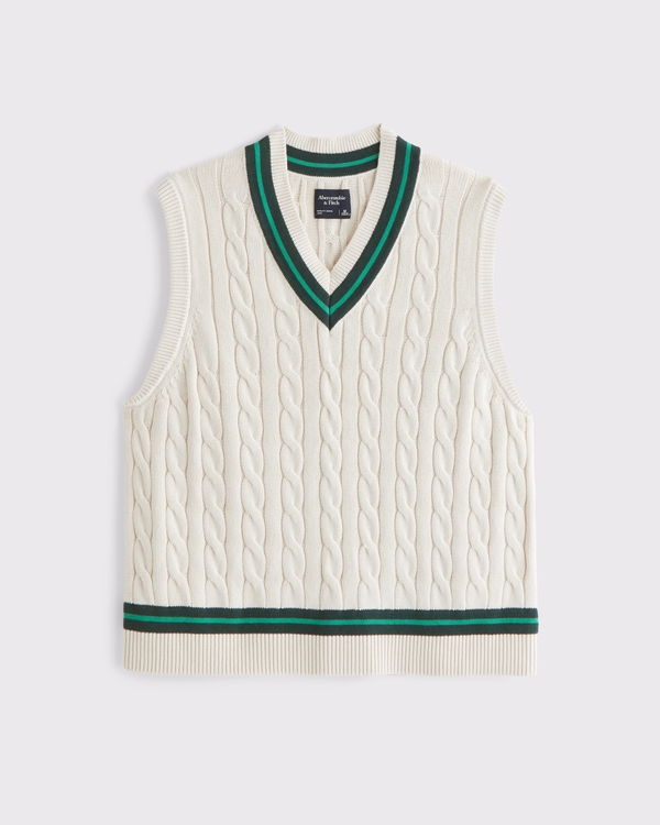 Cricket Cable Sweater Vest
