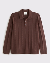 Icon Long-Sleeve 3-Button Sweater Polo
